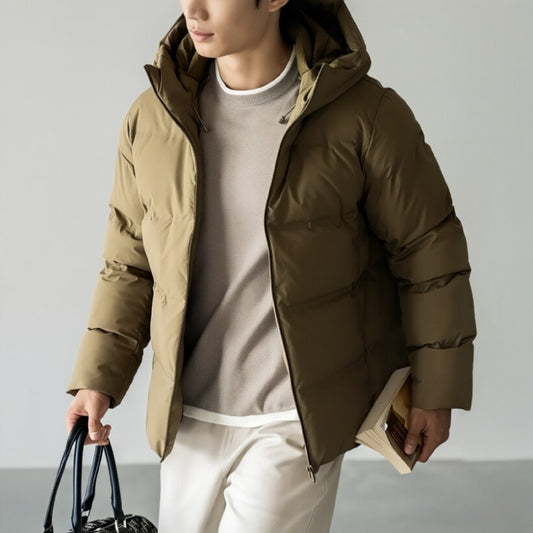 Men's Hooded Duck Down Jacket | Windproof Waterproof Winter Coat – JParker Collections