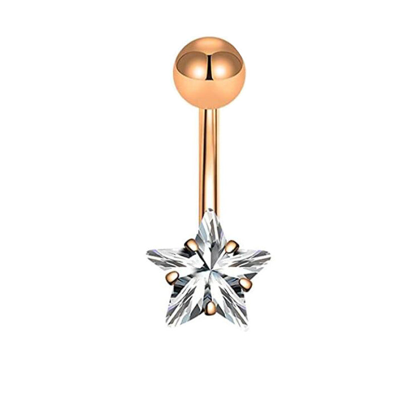 Stainless Steel Navel Stud – Belly Button Piercing Jewellery, 30 Styles