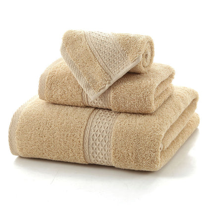 Long-Staple Cotton Towel Set | Absorbent Jacquard Towels | JParker