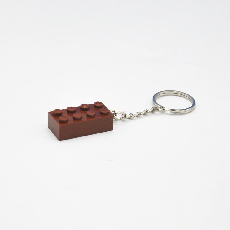 Mini Building Block Keychain Pack of 30 | ABS Brick Pendant | JP Collections