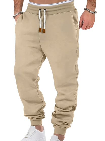 Men's Fleece-Lined Cuffed Sweatpants | Casual Joggers S-3XL, 8 Colours