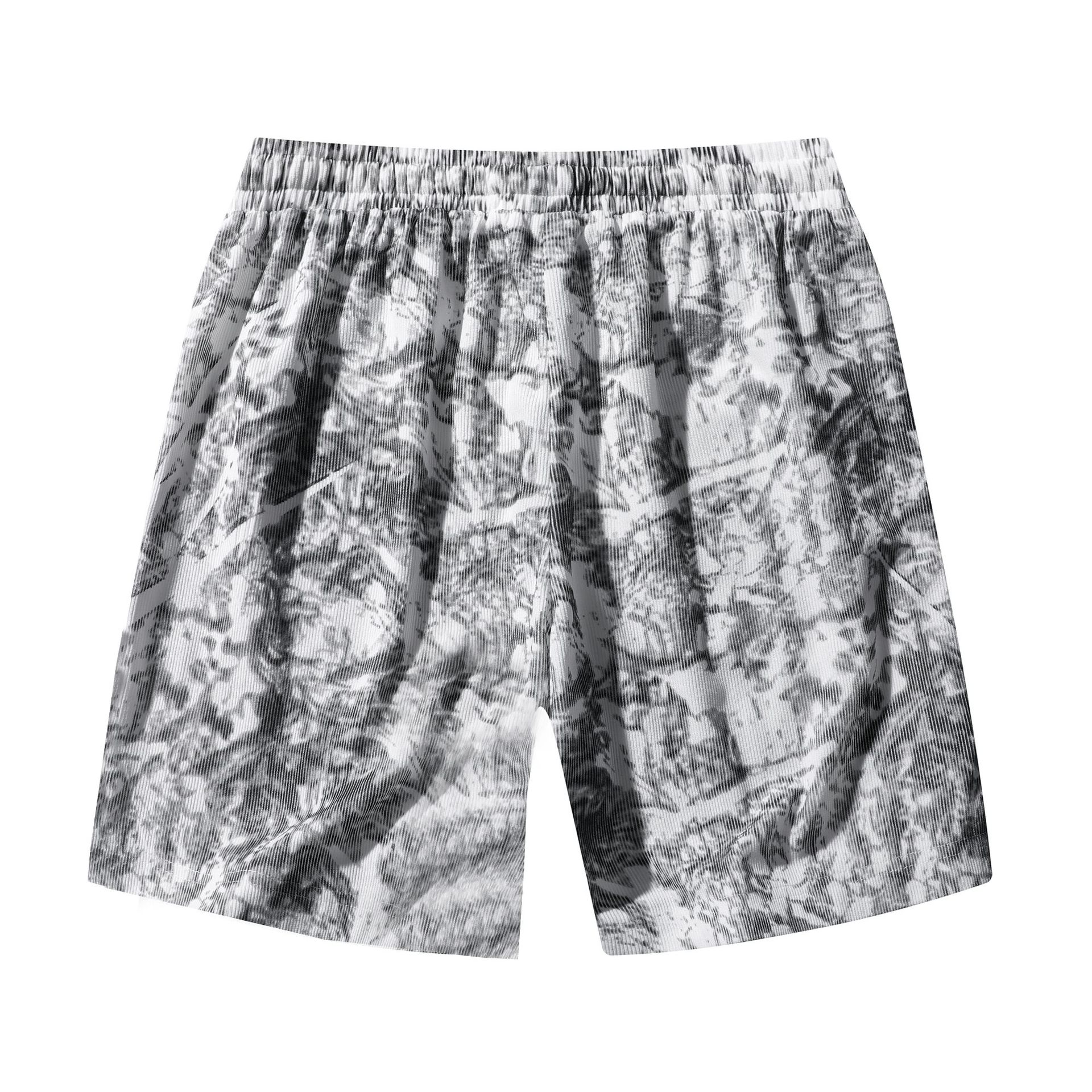 Men's Corduroy High-Waist Sports Shorts