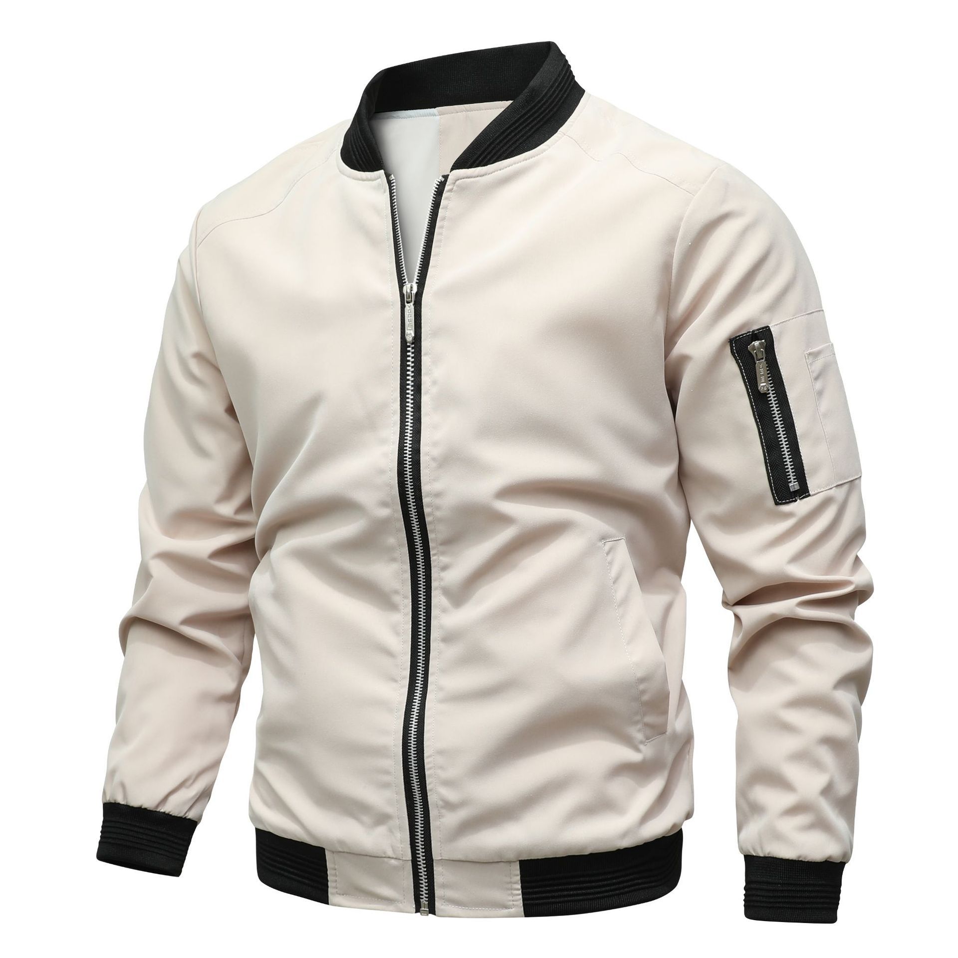 Men's Slim-Fit Bomber Jacket | Lightweight Spring Autumn Coat S–3XL
