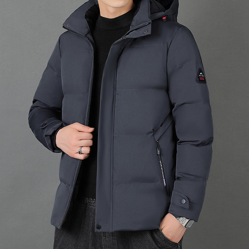 Men's Casual Hooded Padded Cotton Jacket | Everyday Outerwear