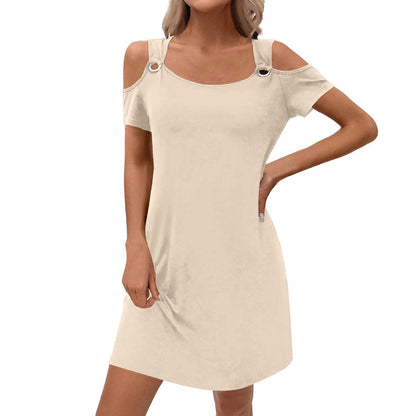 Women's Solid Colour Elegant Midi Skirt