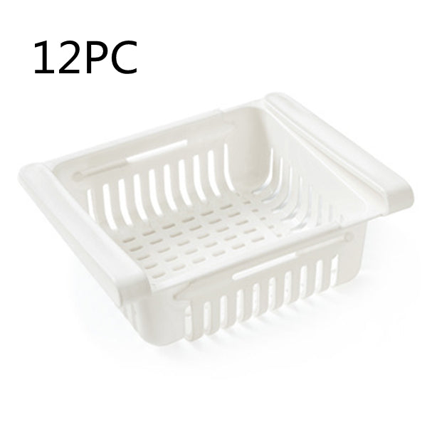 Stretchable Fridge Storage Basket Organiser