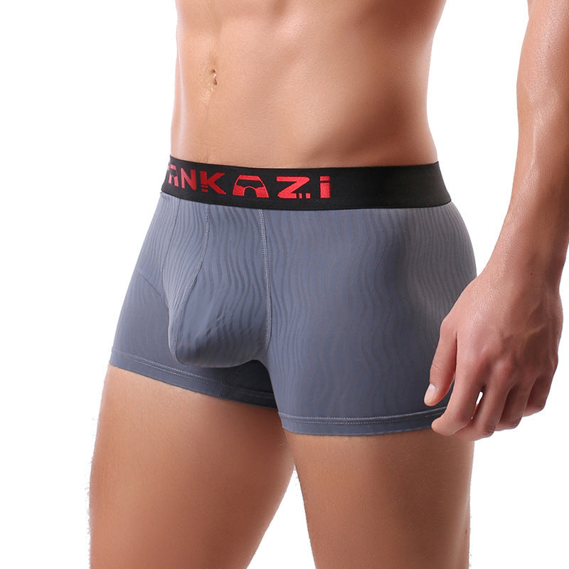 Men's Breathable Polyester Boxer Briefs Low-Rise S–XL