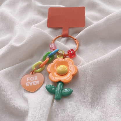 Frosted Two-Tone Acrylic Bear Keychain | 14 Colours