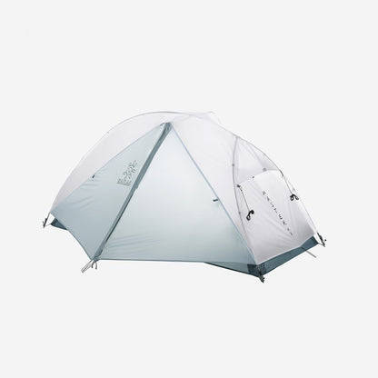 Premium Solo Double-Layer Camping Tent – Aluminium Alloy 3,000mm Waterproof White
