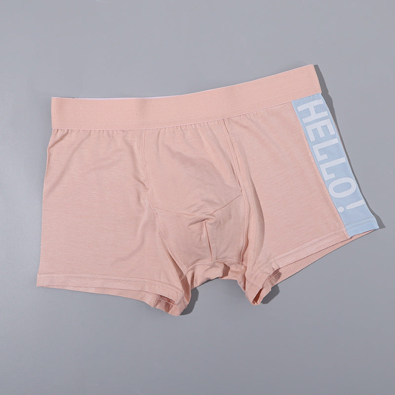 Men's Modal Boxer Briefs – Antibacterial Quick-Dry Mid-Waist 7 Colours