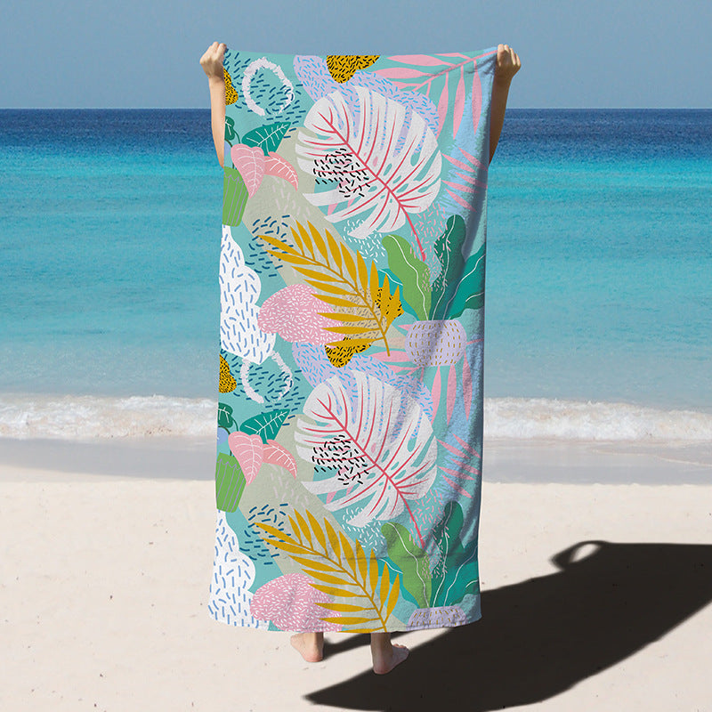 Printed Microfibre Beach Towel | Quick-Dry | 10 Bold Designs | 180×90cm