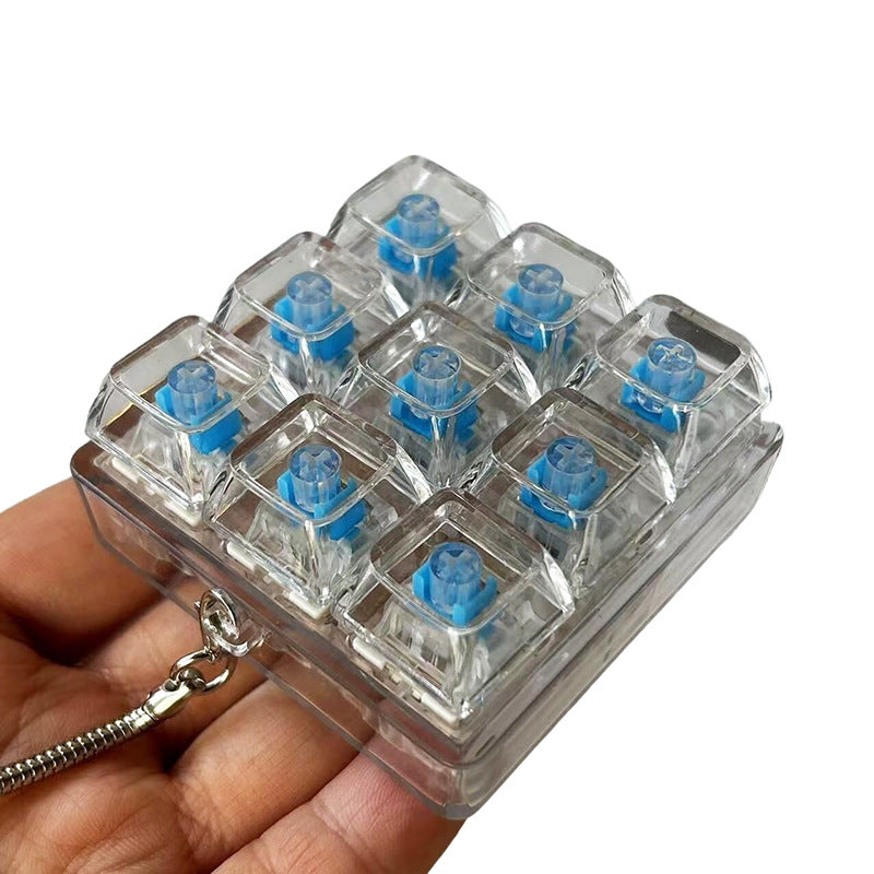 Keyboard Key Clicker Fidget Decompression Toy | 4-Key & 9-Key