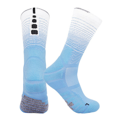 Men's Gradient Sports Socks | Quick-Dry Anti-Slip | Cycling & Running