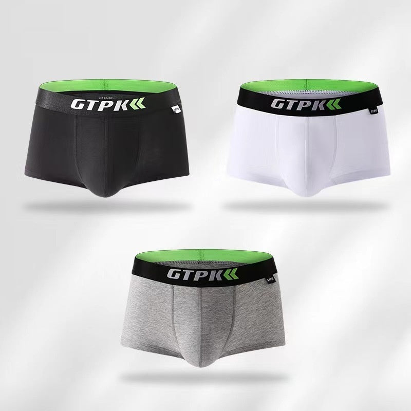 Men's Cotton Boxer Briefs | Breathable Mid-Waist | L–3XL