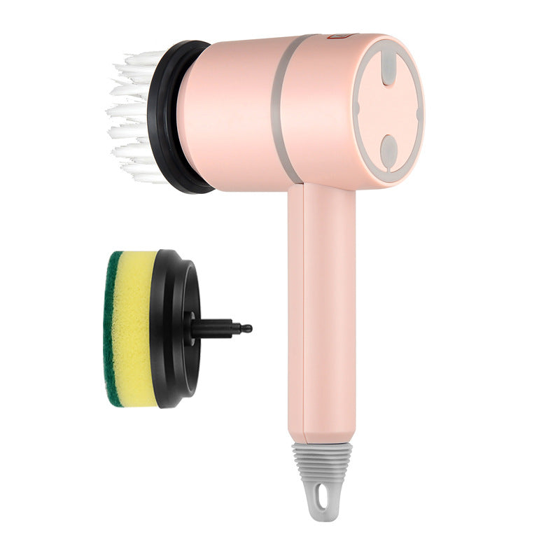 Electric Spin Scrubber Brush — USB Rechargeable Power Cleaning Brush with Interchangeable Heads