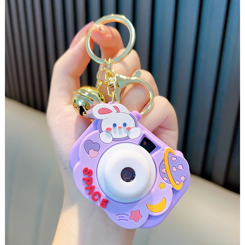Bunny Camera Starry Sky Projection Keychain | 4 Colours
