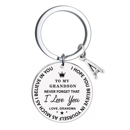 Personalised Initial Letter Keychain | Family Gift