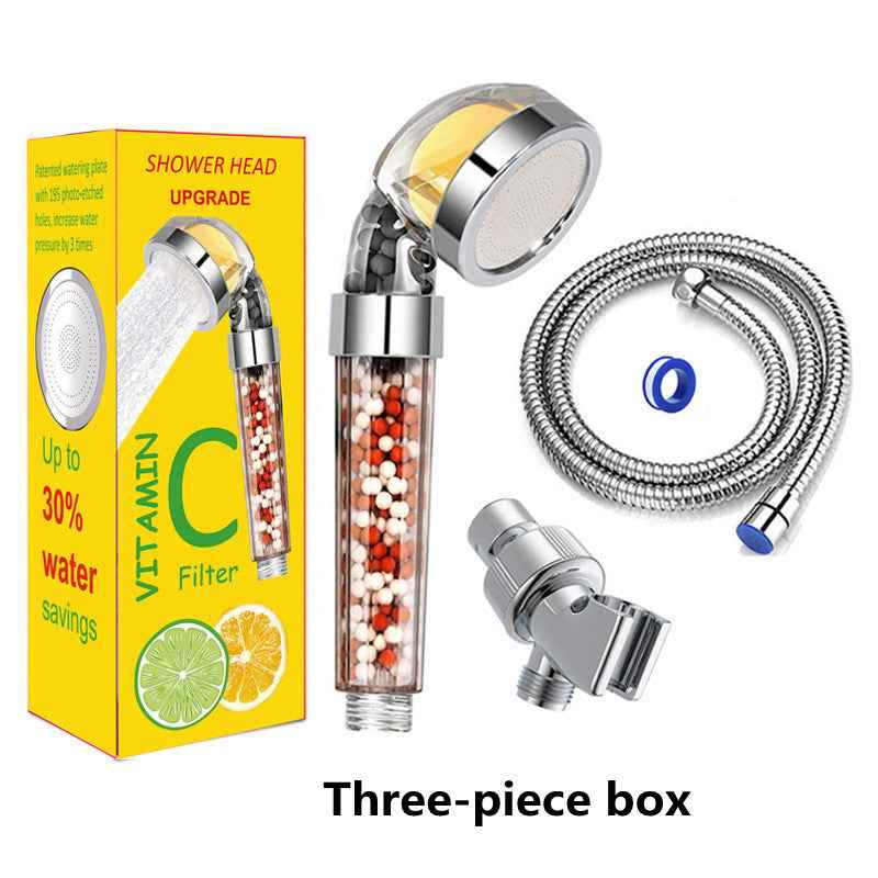 Vitamin C Aromatherapy Shower Head – High Pressure Filtered Shower with Lemon Scent