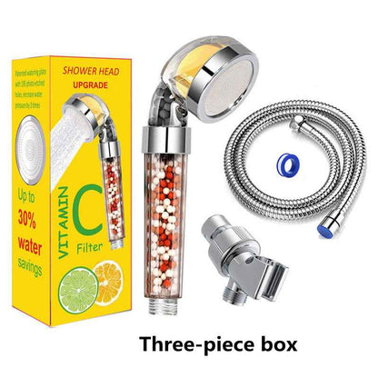Vitamin C Aromatherapy Shower Head – High Pressure Filtered Shower with Lemon Scent