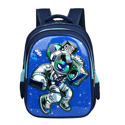 Children's Printed Nylon Backpack – Mermaid & Spaceman Designs