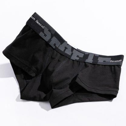Men's Low-Rise Cotton Boxer Shorts – Body-Shaping Breathable Fit