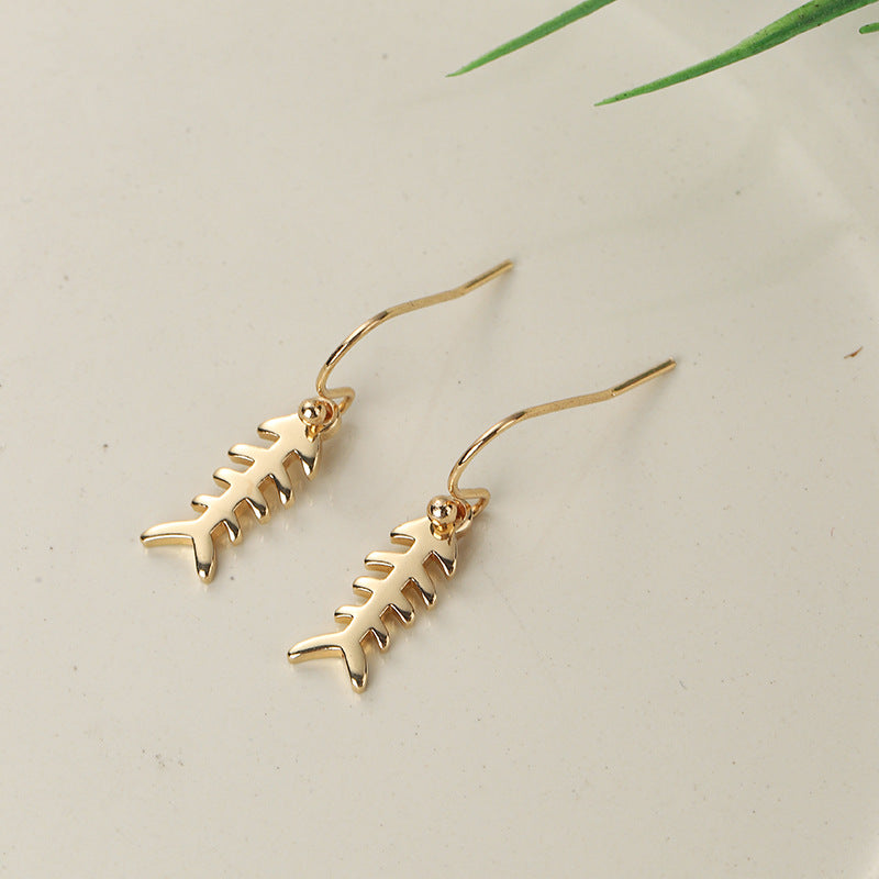 Geometric Charm Stud Earrings | Copper Motif Earrings in 9 Designs