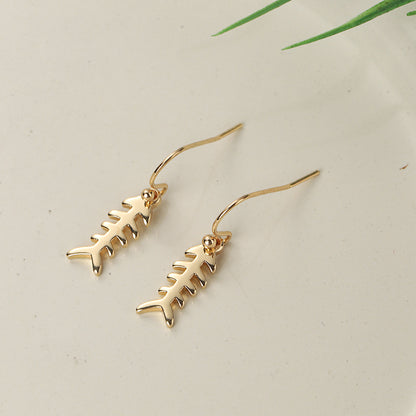 Geometric Charm Stud Earrings | Copper Motif Earrings in 9 Designs