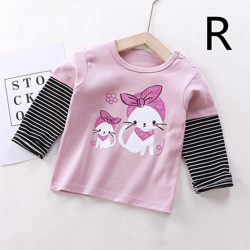 Kids Unisex Cotton Long Sleeve Print T-Shirt – 4 Designs