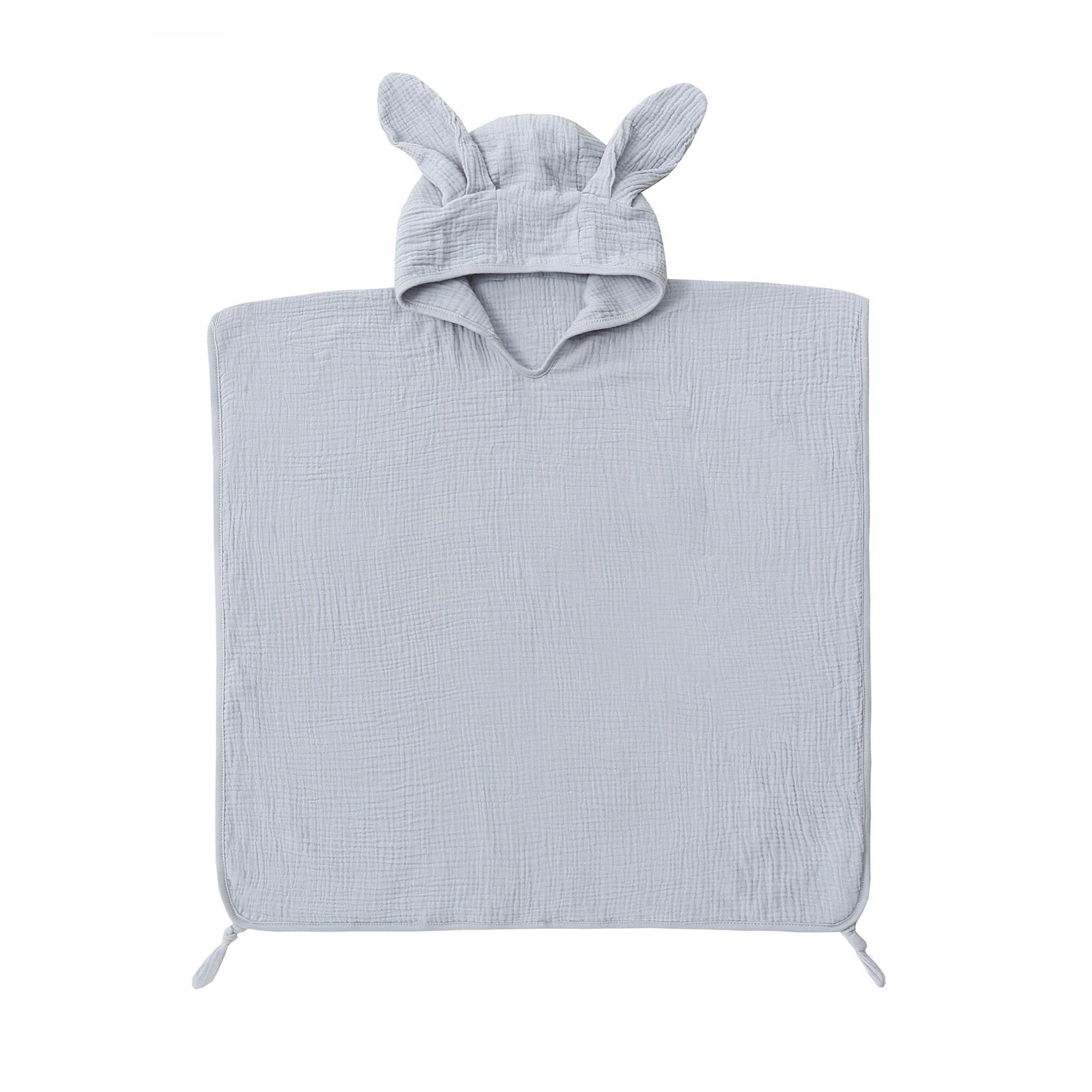 Children's 4-Layer Cotton Gauze Hooded Bath Towel | Wearable Poncho