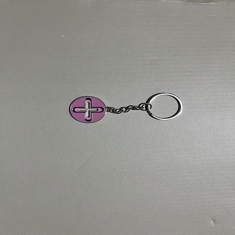 Colourful Zinc Alloy Pendant Keychain | Fashion Keyring