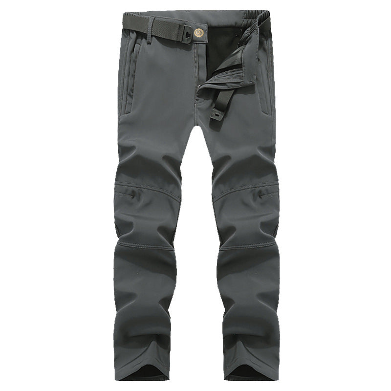 Men's Outdoor Softshell Trousers – Waterproof Hiking Pants