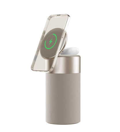 4-in-1 Bluetooth 5.0 Speaker | Qi Wireless Charger | Touch Lamp | Phone Holder