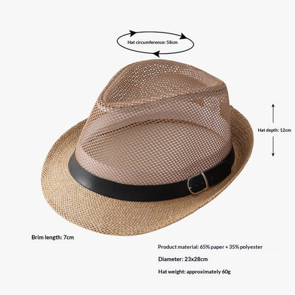 Women's Straw Flat-Top Sun Hat | Resort Panama Style – 18 Variants