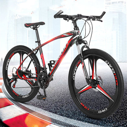 Mountain Bike – Carbon Steel Double Disc Brake Variable Speed Cross-Country