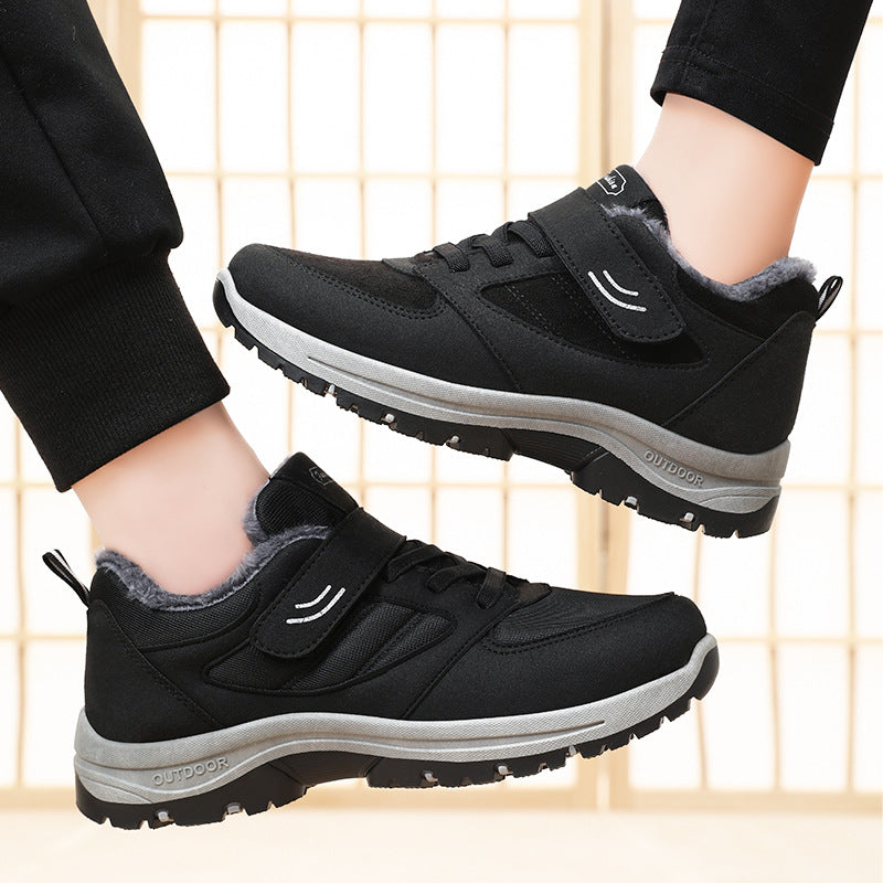 Winter Warm Cotton Boots | Men's & Women's Velcro Snow Boots