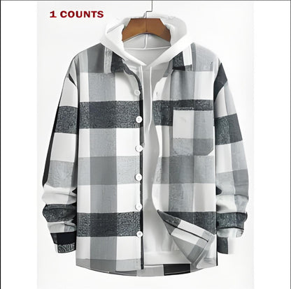 Men's Graphic Print Pullover Shirt – Relaxed Loose Fit | S–6XL