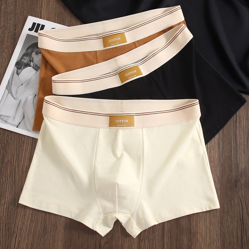 Men's Pure Cotton Mid-Rise Boxer Shorts