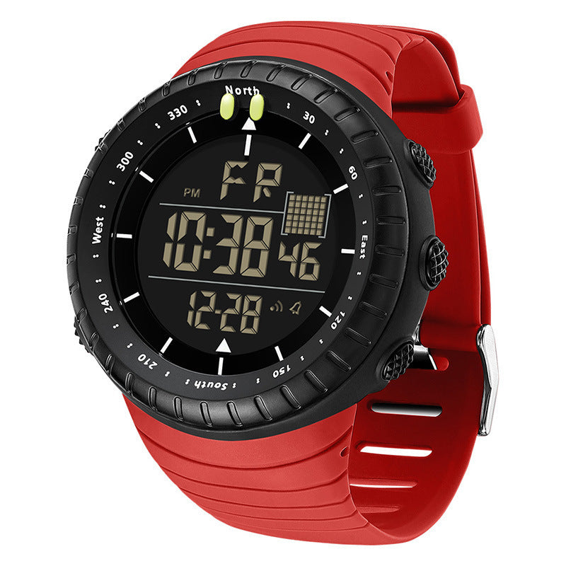 Large Dial Luminous Waterproof Watch for Men - Casual & Sports Style