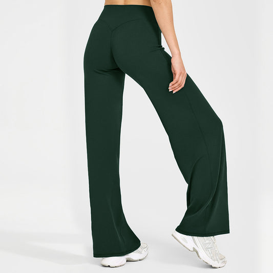 Women's High-Waist Straight-Leg Yoga Pants | 12 Colours | XS–XL
