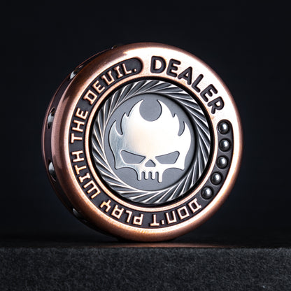 Copper & Stainless Steel Fidget Spinner Decompression Toy