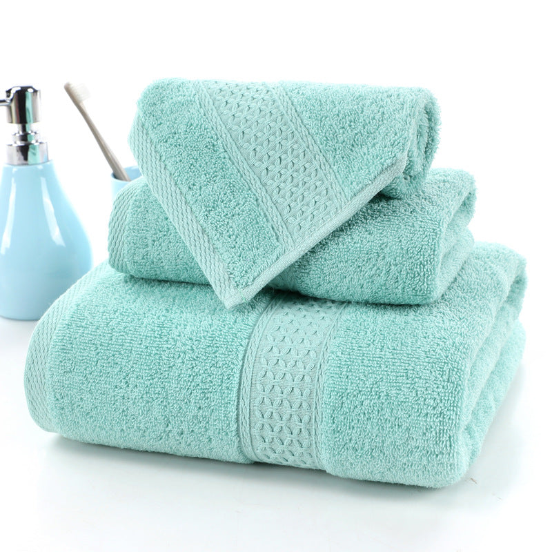 Long-Staple Cotton Towel Set | Absorbent Jacquard Towels | JParker