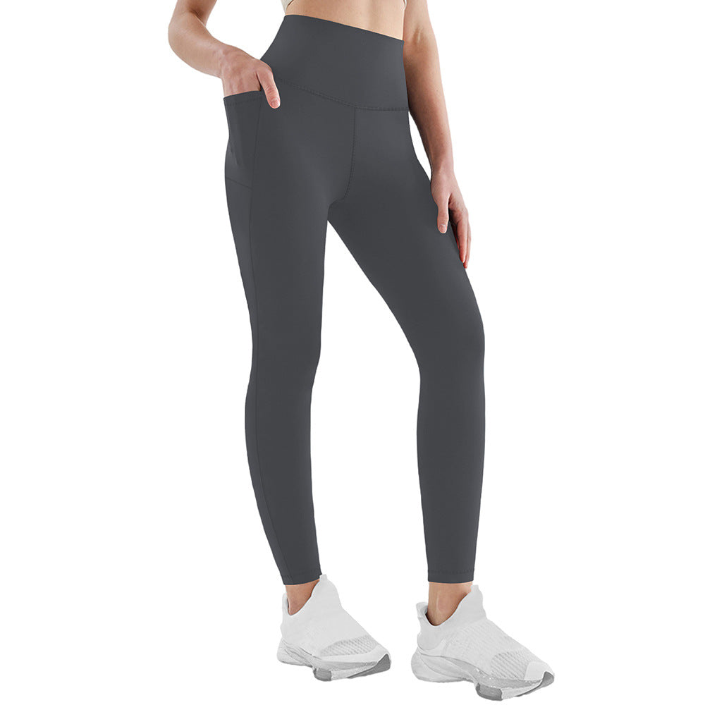 Women's High-Waist Yoga Leggings | Side Pockets | 11 Colours | S-2XL