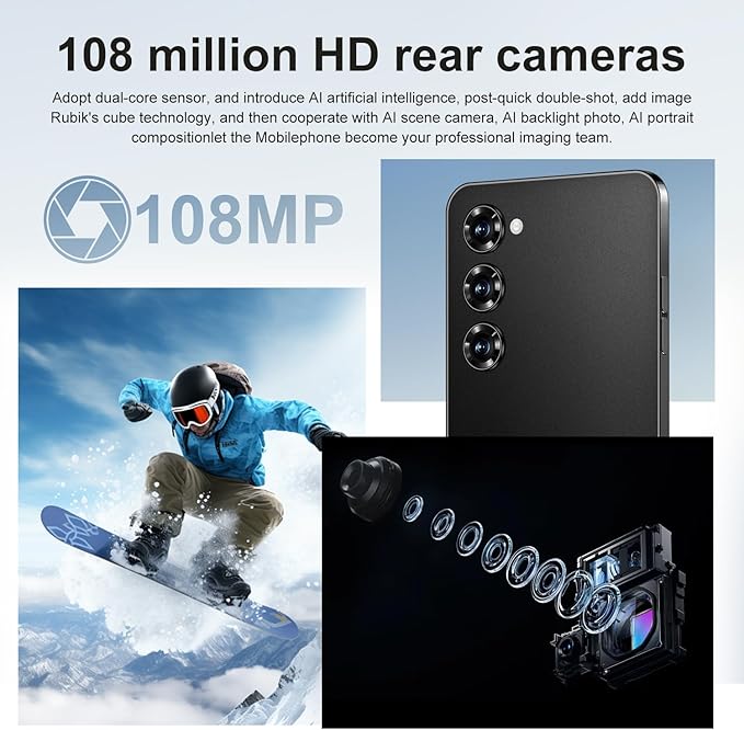 C24+ Ultra 5G Unlocked Smartphone | Android 14, 12GB RAM, 512GB, 80MP