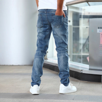 Men's Slim-Fit Stretch Jeans | Blue, Dark Blue & Black