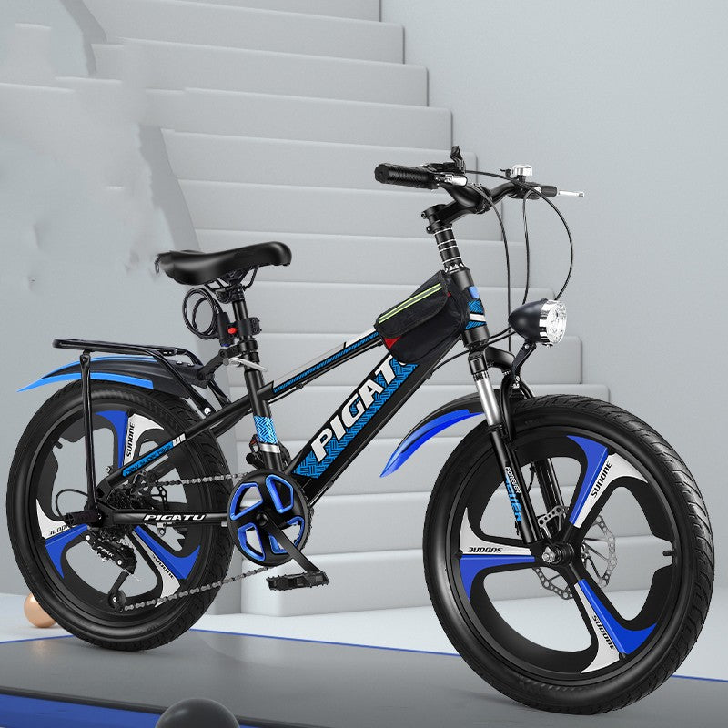 Children's Mountain Bike – Double Disc Brake Shock Absorbing 18", 20" & 22" Ages 8+
