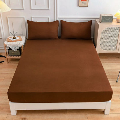 Polyester Fitted Sheet & Pillowcase | 15 Colours
