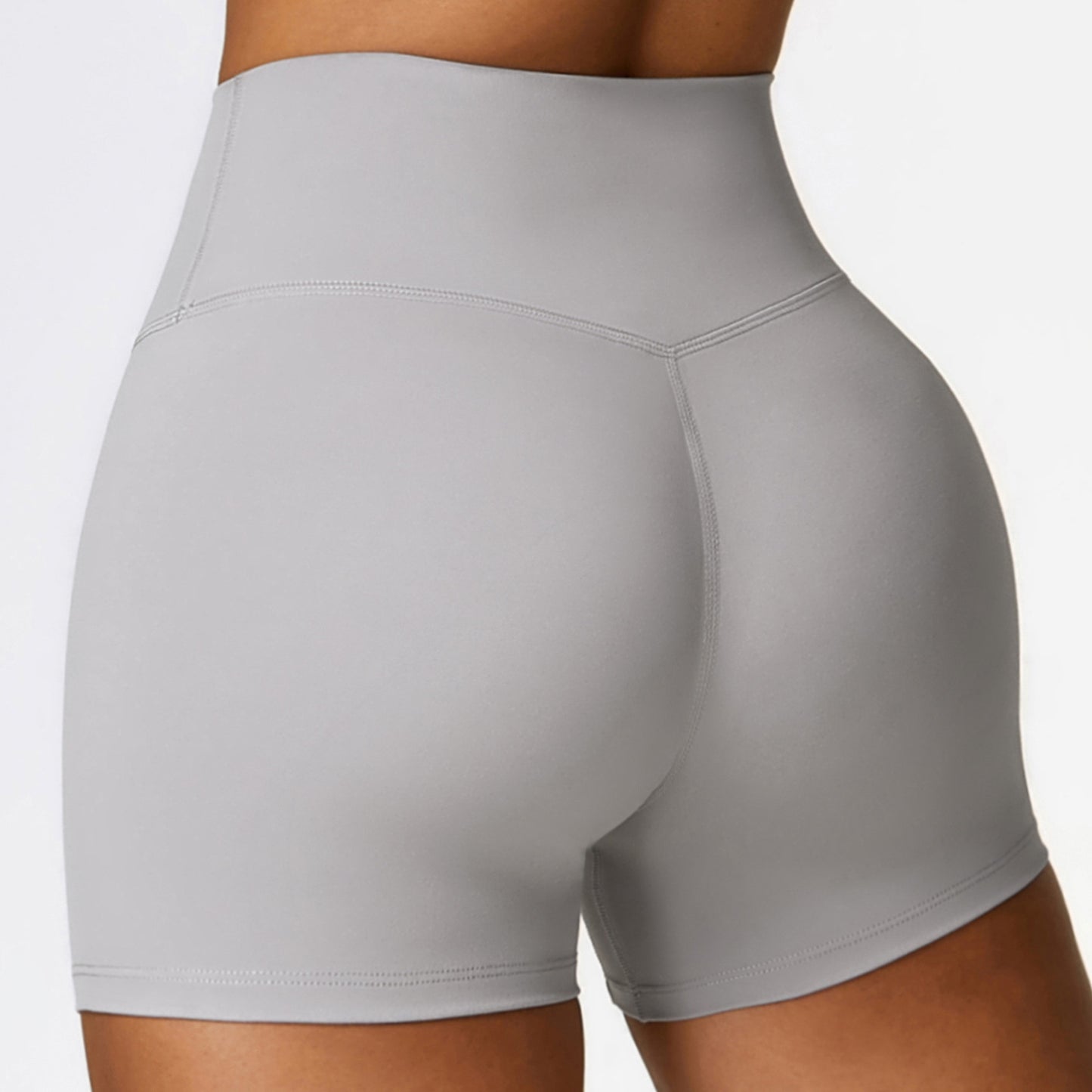 Women's High Waist Brushed Yoga Shorts | Tummy Control | 5 Colours