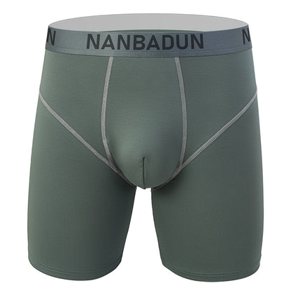 Men's Modal Sports Boxer Briefs – Mid-Waist Breathable 6 Colours