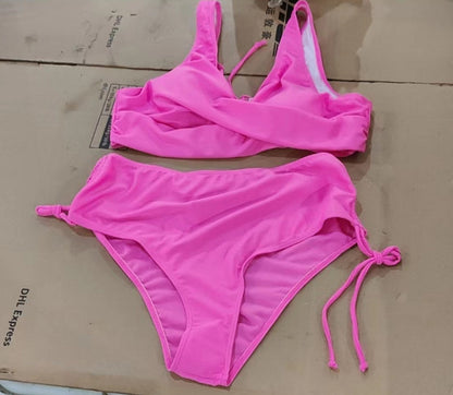 Women's Strappy Bikini Set | Multi-Colour Two-Piece Swimwear