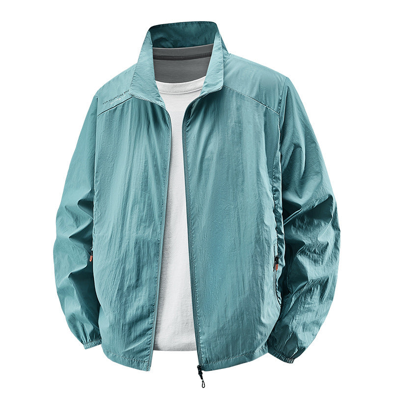 Men's Lightweight Sun-Protective Jacket | Thin Polyester Casual Coat – M to 5XL